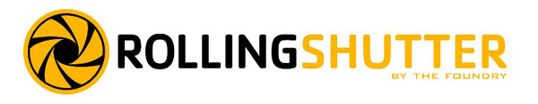 Logo of "RollingShutter" by the foundry featuring a stylized basketball icon.