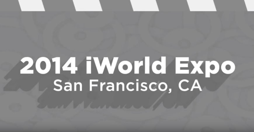 Promotional banner for the Macworld / iWorld 2014 Expo in San Francisco, California, featuring HHH's coverage.