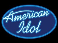 The American Idol logo is prominently displayed on a sleek black background.