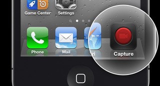An iPhone is displayed with a red button for video recording.